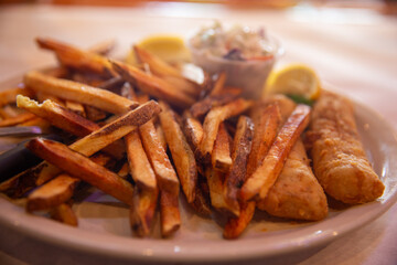 Fresh fish and chips