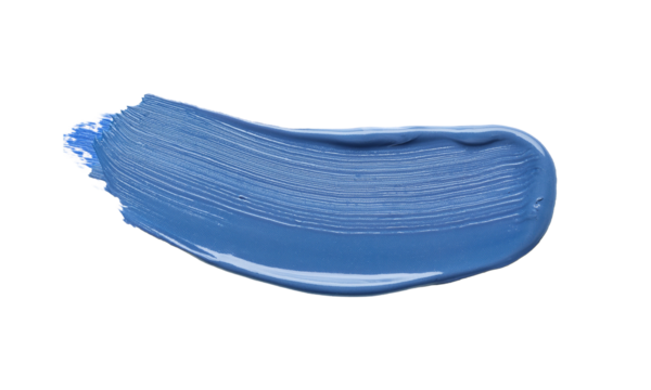 Midnight Blue oil color brush Stock on isolated Background 
