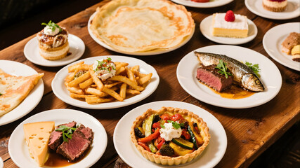 fusion dishes that combine Canadian flavours with international cuisine,