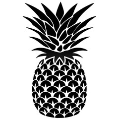 Obraz premium Pineapple, illustration of pineapple, vector illustration of pineapple, pineapple vector illustration, 