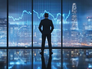 The concept of futuristic digital waveform and data visualization