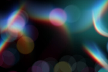 Iridescent Light Leak Overlay
