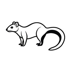 vector illustration of a squirrel