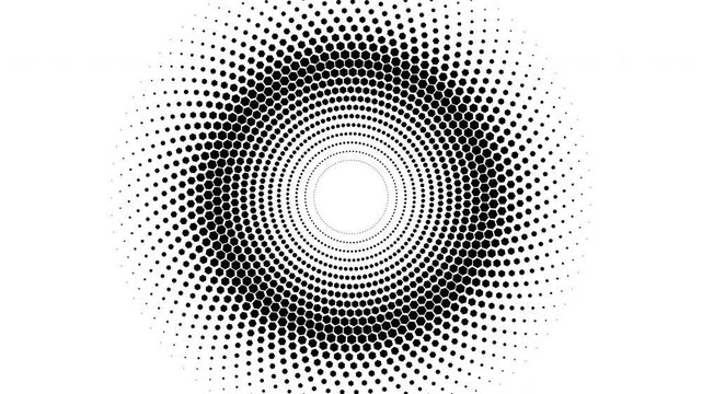 Hexagons in seamless geometric pattern transition