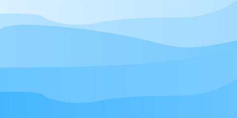 Abstract blue wave background with smooth gradient layers, perfect for water, sky, or calm-themed designs.