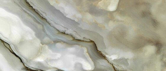 Generative AI, Natural Marble Texture with Soft Cloudy Patterns