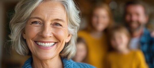 Heartwarming family reunion smiles and bonds across generations