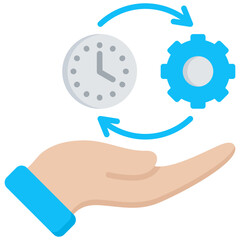 Fototapeta premium Process Icon