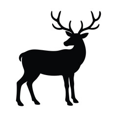 Obraz premium Adobe Illustrator Artwork deer silhouette