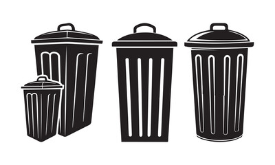 vector trash can icon
