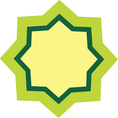 illustration of ramadhan, eid al-fitr and eid al-adha ornament icons, cicik for design needs
