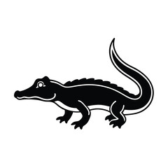 crocodile isolated on white