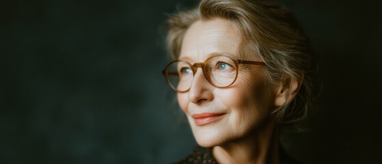 Reflective serenity a study of aging and dignity in profile