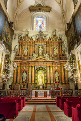 Fototapeta premium Interiors of Seville gothic cathedral in Andalusia, Spain