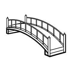 bridge vector illustration