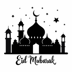 vector illustration of mosque