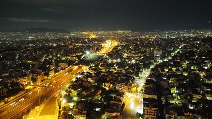 Obraz premium city at night