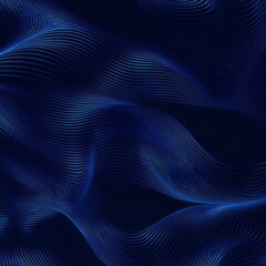Abstract background featuring flowing blue lines creating a wave-like texture in a dark setting
