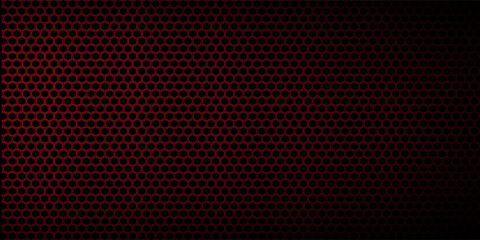 abstract hexagon dark red background