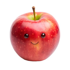 red apple isolated on white background