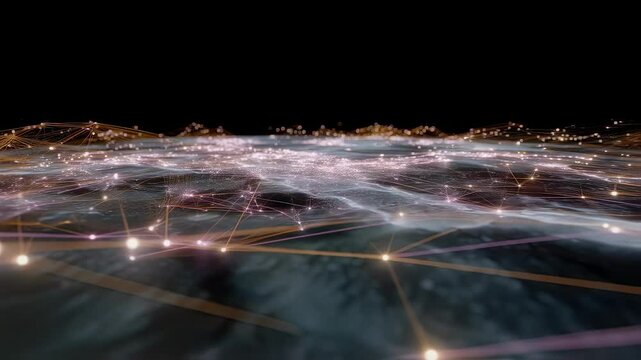 An interactive map projected in midair highlighting optimal paths for doortodoor transport illustrating the interconnectedness of scooters autonomous vehicles and delivery drones in