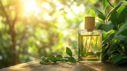 Natural Perfume in a Lush Garden Setting