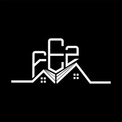 FEZ Real State logo design, FEZ simple and modern logo. FEZ luxurious alphabet design