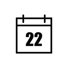 calender icon with white background