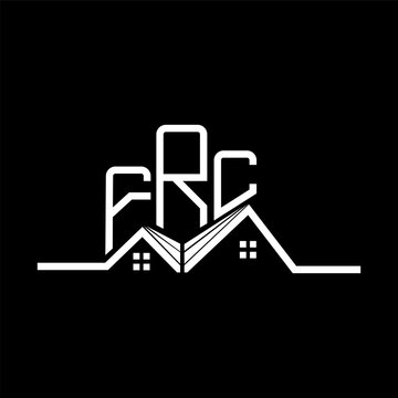 FRC Real State logo design, FRC simple and modern logo. FRC luxurious alphabet design