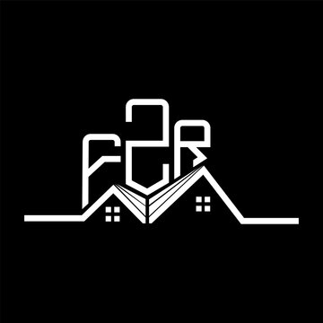 FZR Real State logo design, FZR simple and modern logo. FZR luxurious alphabet design
