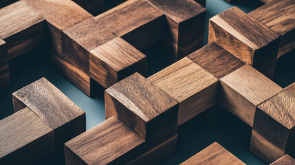 wooden blocks background