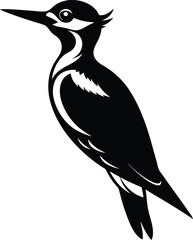 Woodpecker Silhouette Illustration