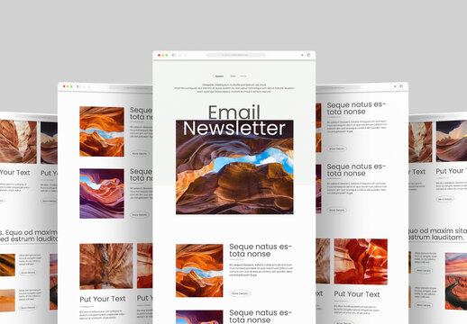 Clean and Minimalist Email Marketing Template