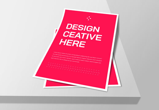 Creative Poster Mockup Design