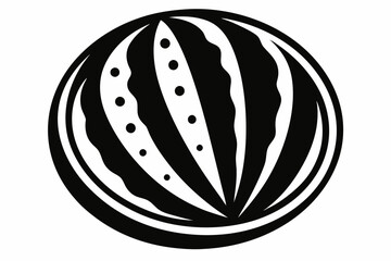 watermelon vector on white background