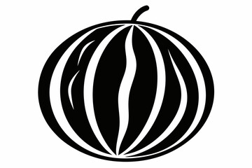 watermelon vector on white background