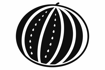 watermelon vector on white background