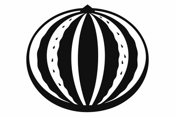 watermelon vector on white background