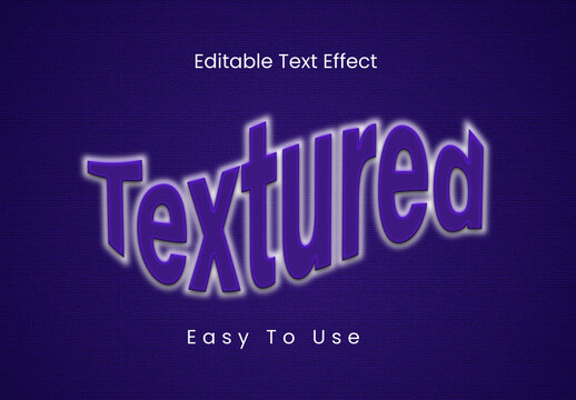Textured Text Effect