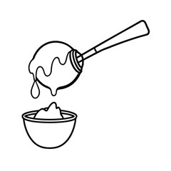 Gola Being Dipped in Colorful Syrups