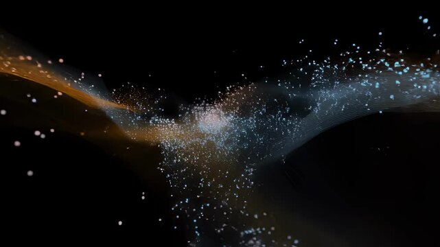 An abstract representation of data streams flowing into a central AI hub where algorithms assess user behavior and automatically adjust biases in realtime visually depicting the evolution