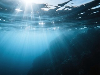 Fototapeta premium underwater world background