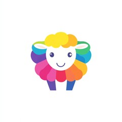 A vibrant and cheerful sheep design that brings joy and happiness.