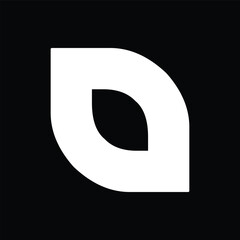 Creative letter D logo design vector template