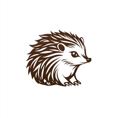 A delightful hedgehog illustration capturing playful spirit and nature vibes