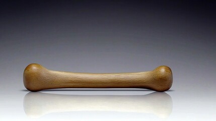 Wooden Bone with Studio Shot.