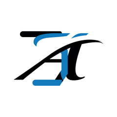 Da Logo style shape vector design.	