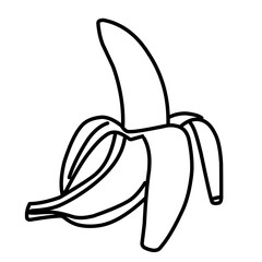 Banana Line vector
