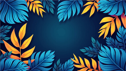 Autumn leaves seamless floral pattern background with vintage nature elements