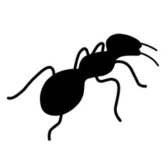 Ant Vector silhouette
